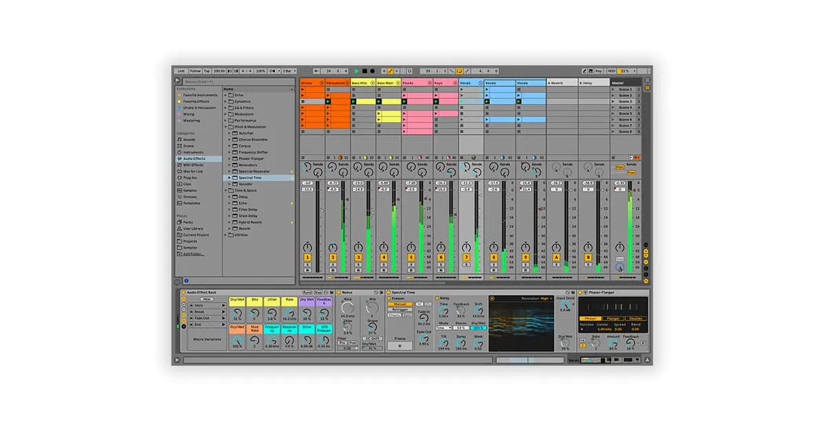 Ableton Live 11 interface