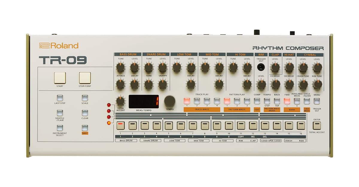 https://blog-dev.landr.com/wp-content/uploads/2020/01/3Roland-TR-09_1200x627_drums.jpg