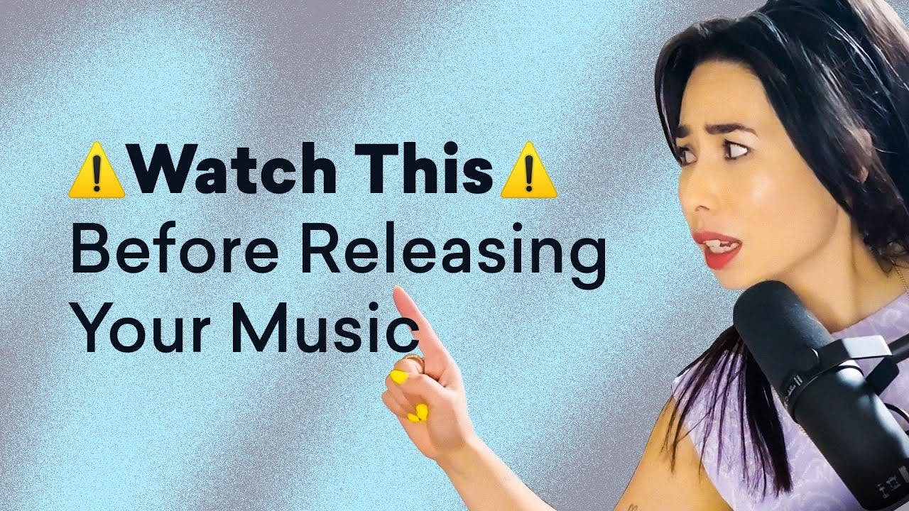 Watch this before releasing music