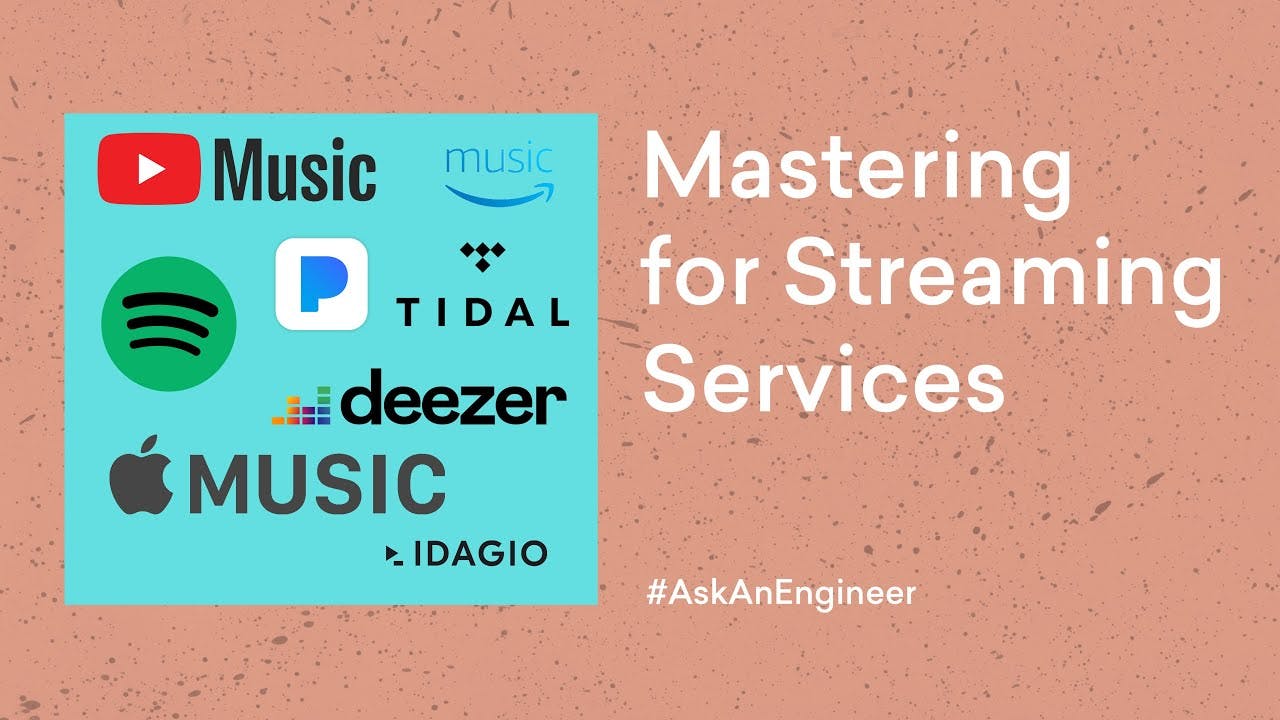 Mastering for streaming services is important.